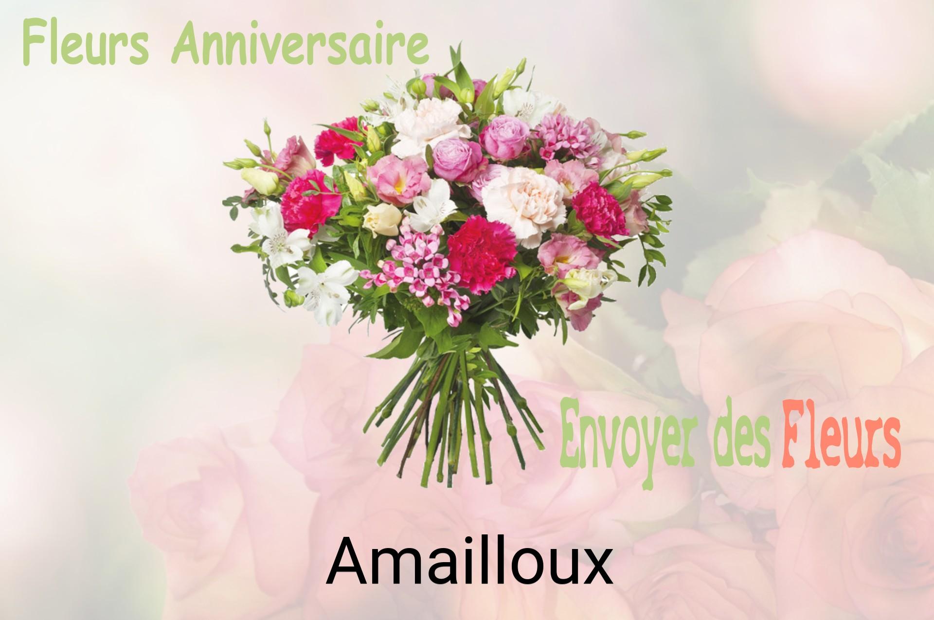 Bouquet de fleurs d’anniversaire livré à Amailloux