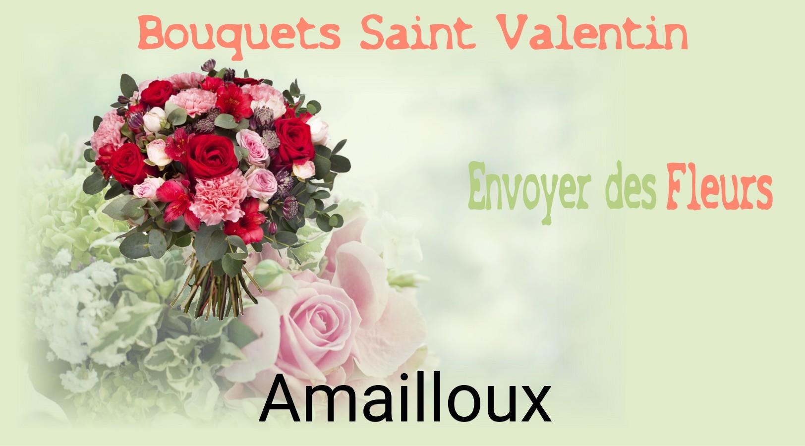 Roses de Saint-Valentin livrées à Amailloux